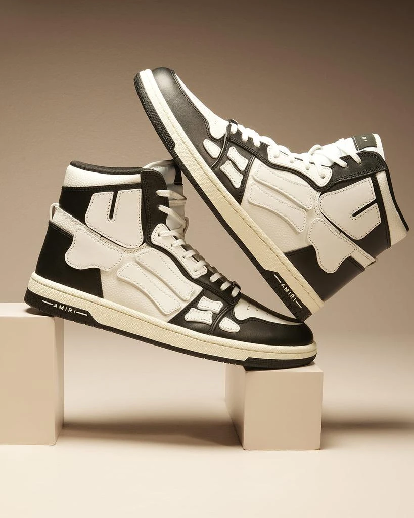 AMIRI Men's Skel-Top Hi Leather Bones High-Top Sneakers 6