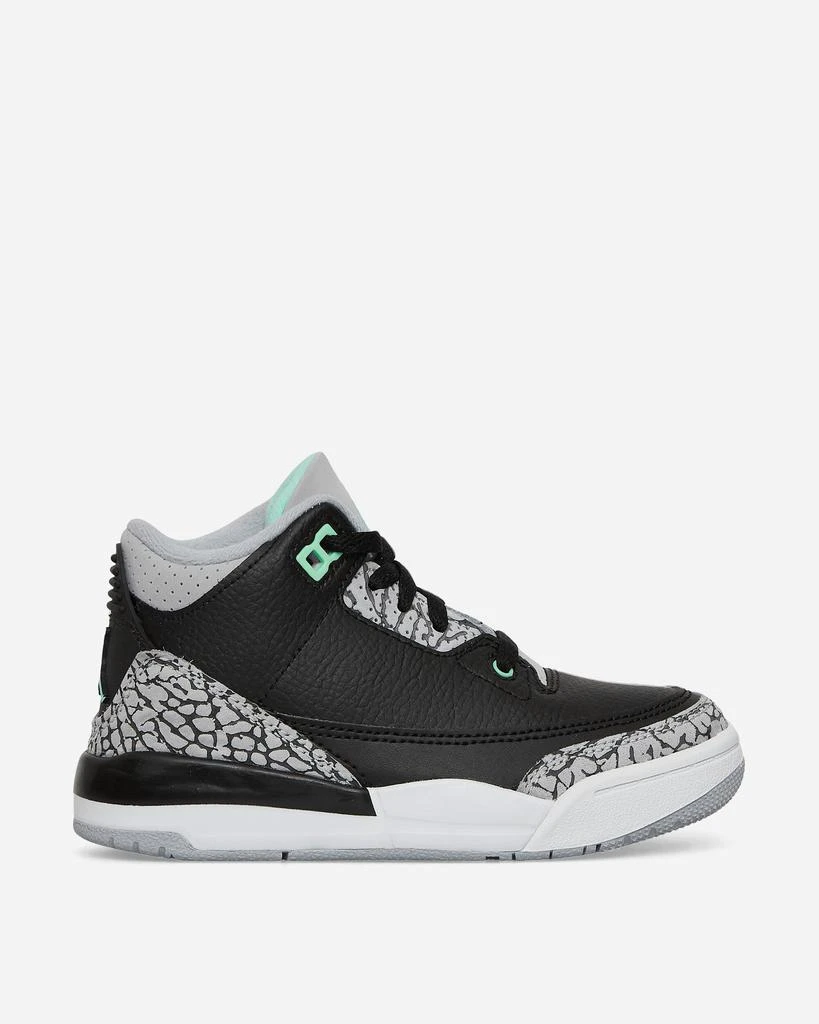 Jordan Air Jordan 3 Retro (PS) Sneakers Black / Green Glow 2