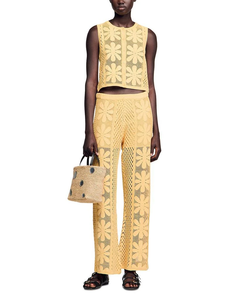 Sandro Crochet Pants 2