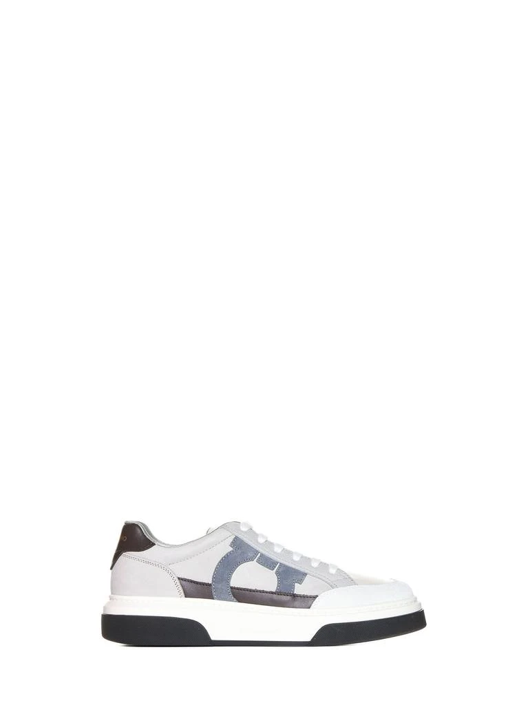 FERRAGAMO | Low-top sneakers with Gancini | Man | 8