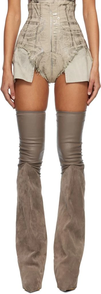 Gray Concordians Dirt Cutoffs Denim Shorts