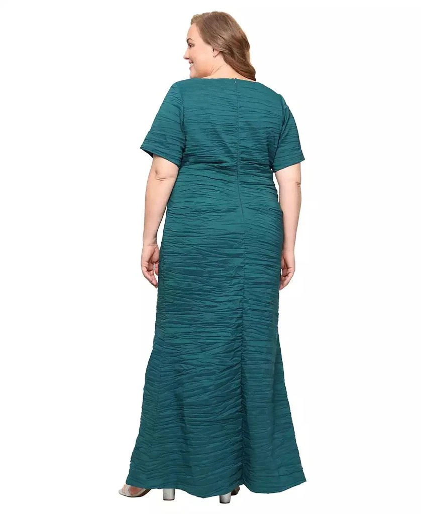 alex evenings green dress Alex Evenings Women's Cold-Shoulder Embellished Gown - Wine