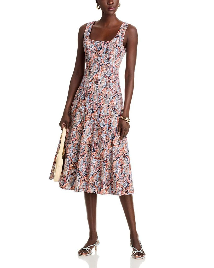 VERONICA BEARD Jolie Midi Poplin Dress - Exclusive 2