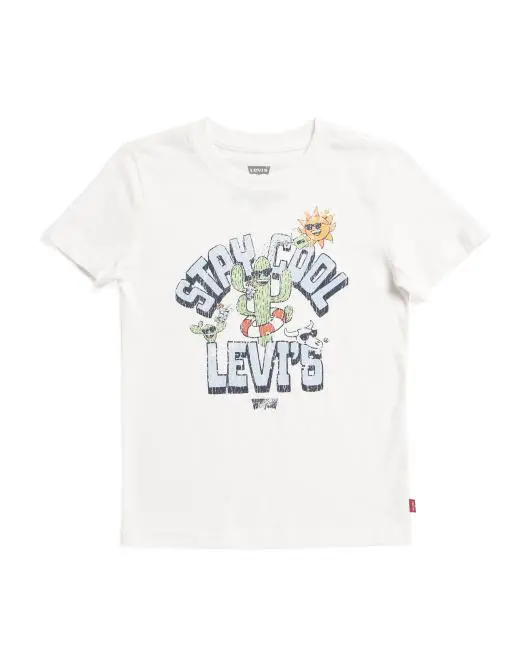 Levi's Little Boys Stay Cool Graphic Short Sleeve Tee