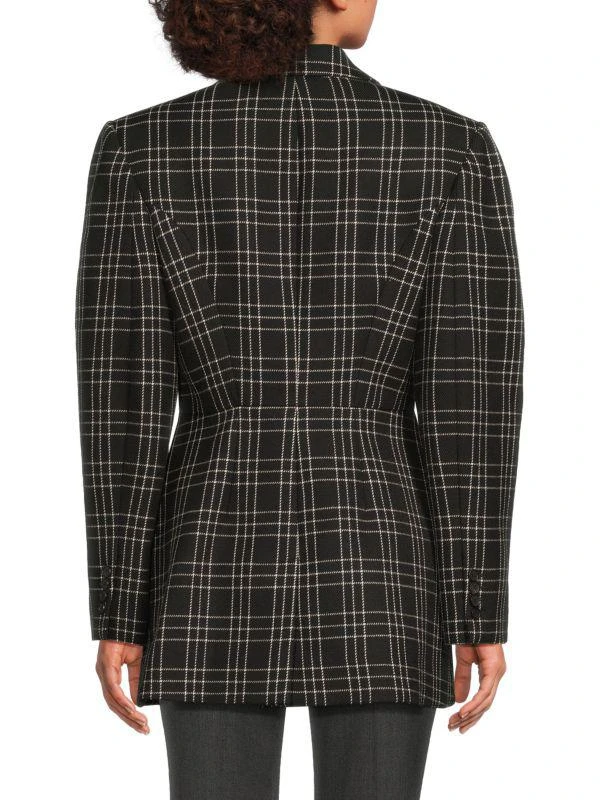 Alexander McQueen Plaid Wool Blazer 2