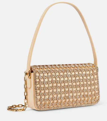 Self Portrait Bow embellished chainmail shoulder bag 4