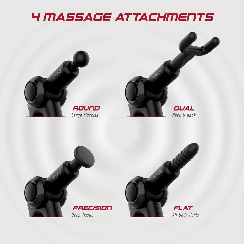 Tzumi PROfit Elite Percussion Muscle Massager 4
