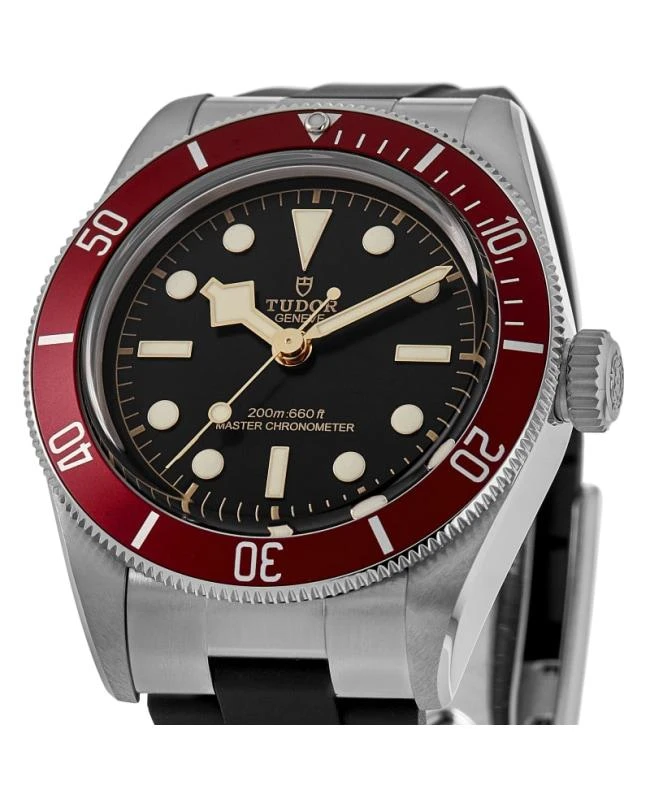 Tudor Tudor Black Bay 41 Automatic Black Dial Rubber Strap Men's Watch M7941A1A0RU-0002 2
