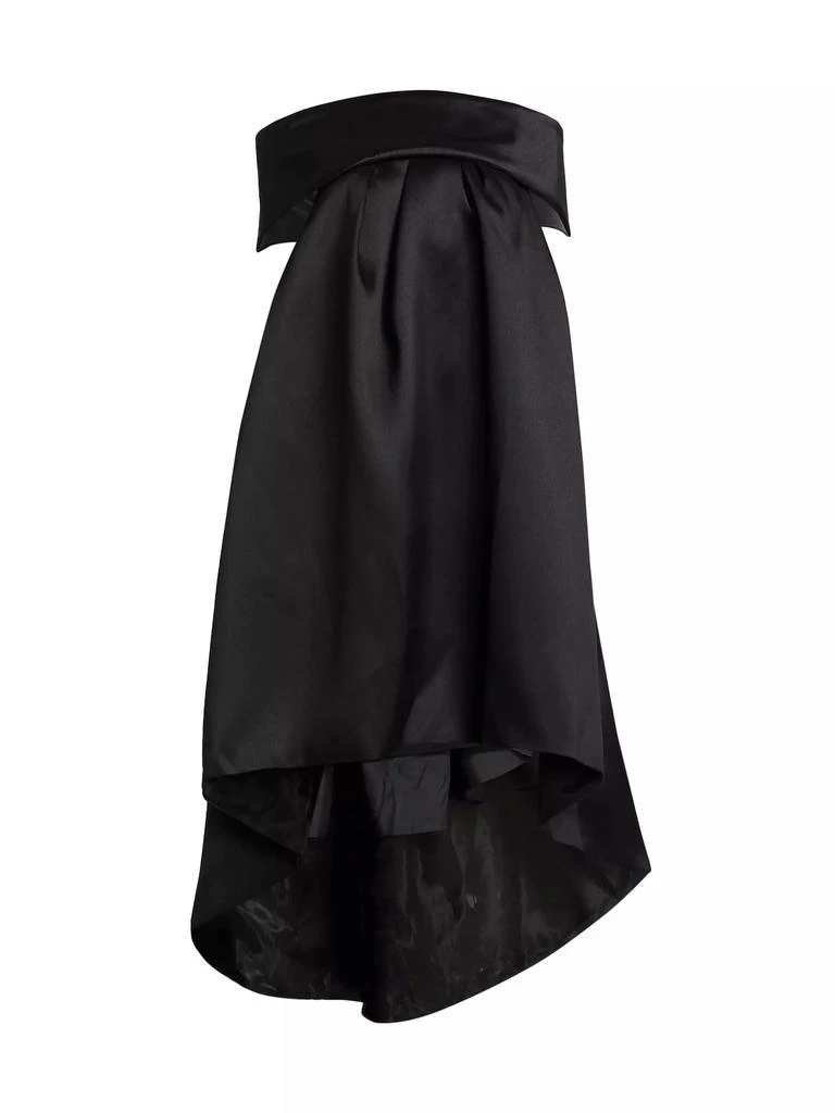 Amsale Bow-Back Trapeze Dress 1