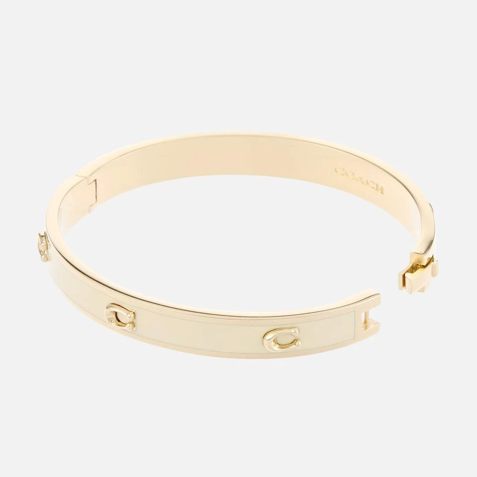 Coach Coach Gold-Plated C Hinge Bangle 3
