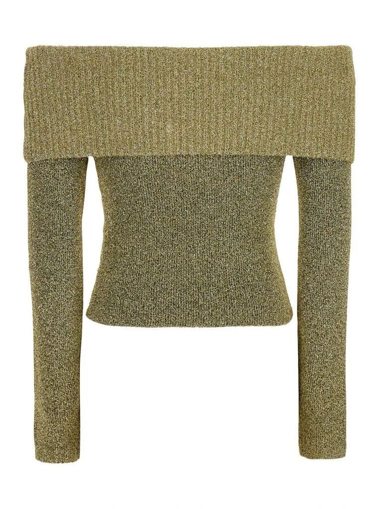 Ganni Ganni Sparkle Off-The-Shoulder Blouse 2
