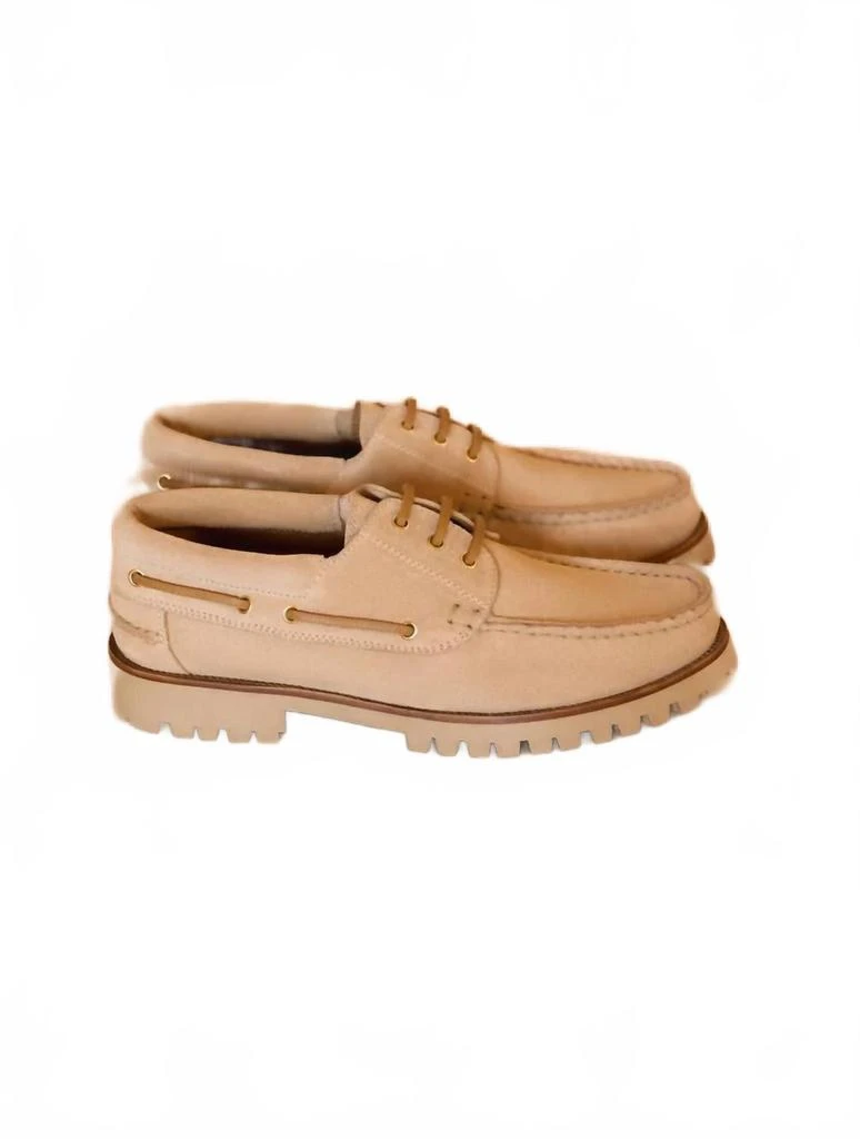 Bobbies Women's Betlem Boat Shoes In Soft Sand 1