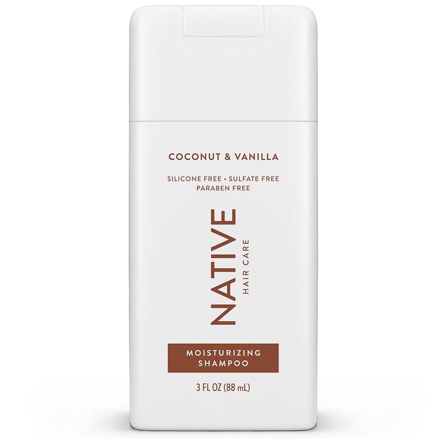 Native Moisturizing Shampoo, Sulfate Free, for Women and Men Travel-Sized