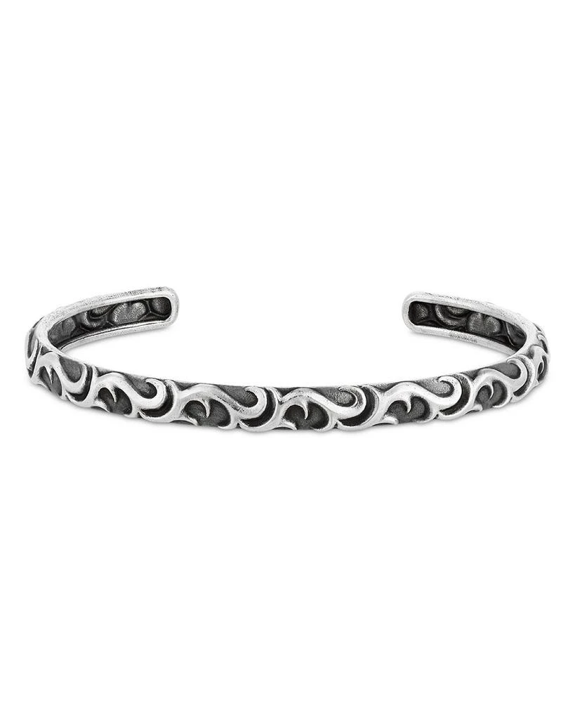 John Varvatos Men
s Sterling Silver Gothic Cuff Bracelet 1