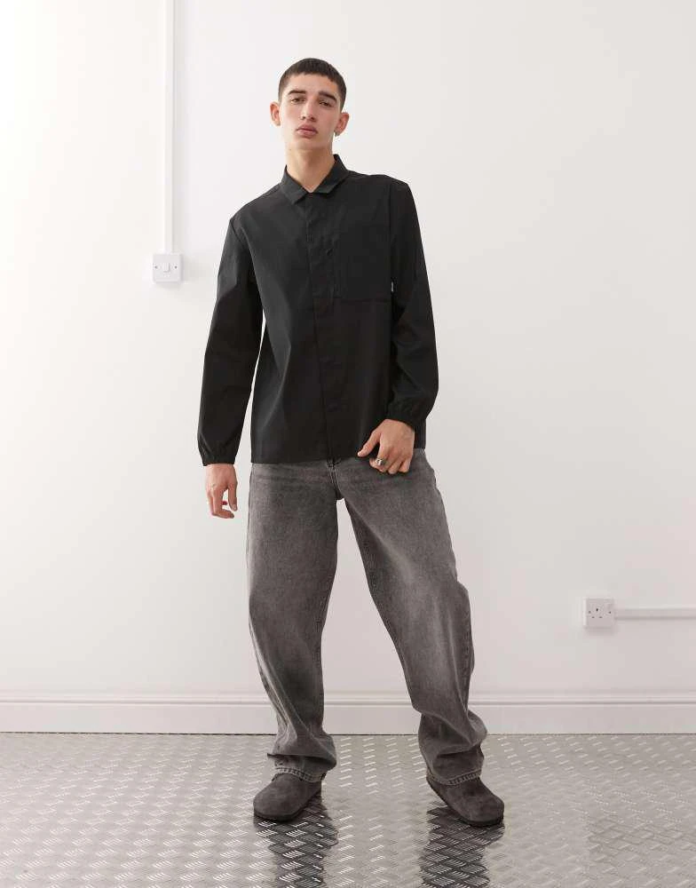 Berghaus Berghaus Shirt explorer long sleeve overshirt in black 4