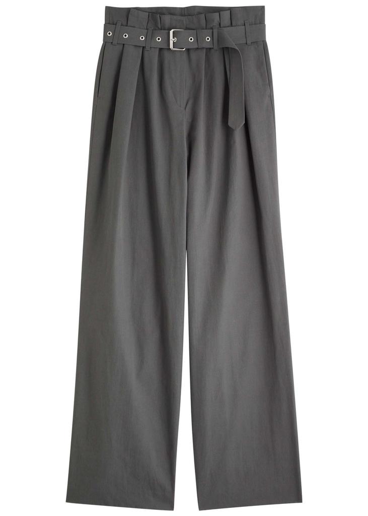 Dries Van Noten Peaches wide-leg cotton trousers