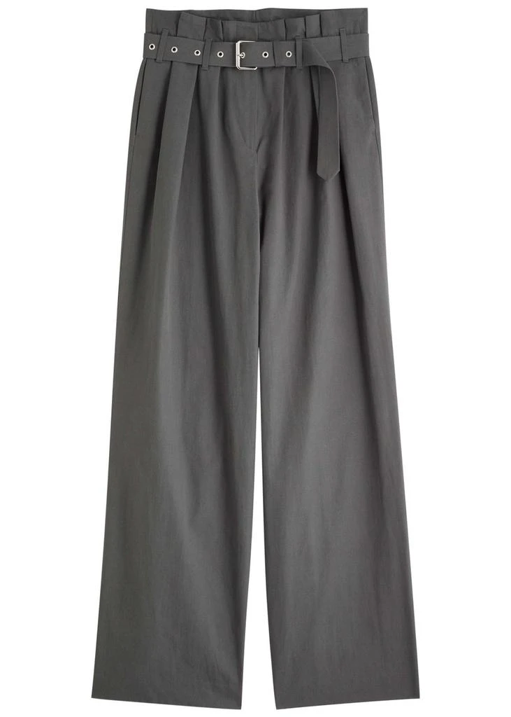Dries Van Noten Peaches wide-leg cotton trousers 1