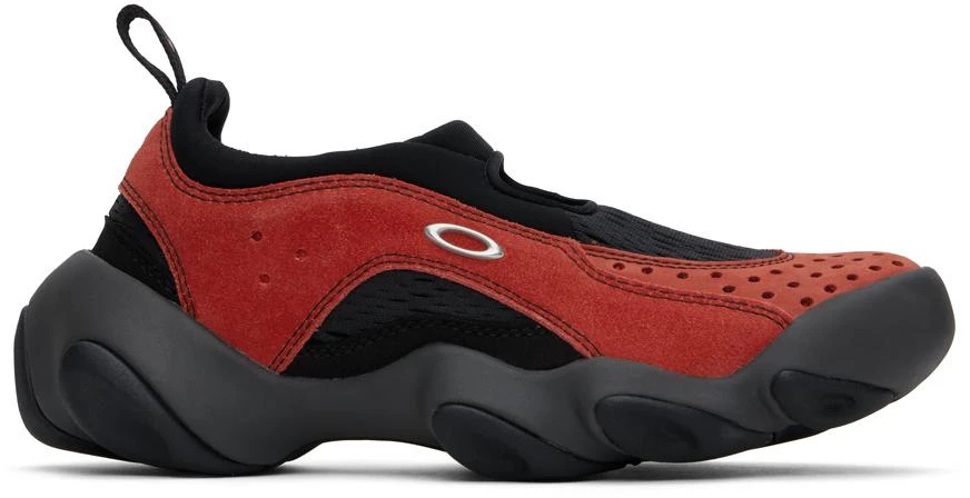 Oakley Factory Team Red & Black Flesh Sandals 1