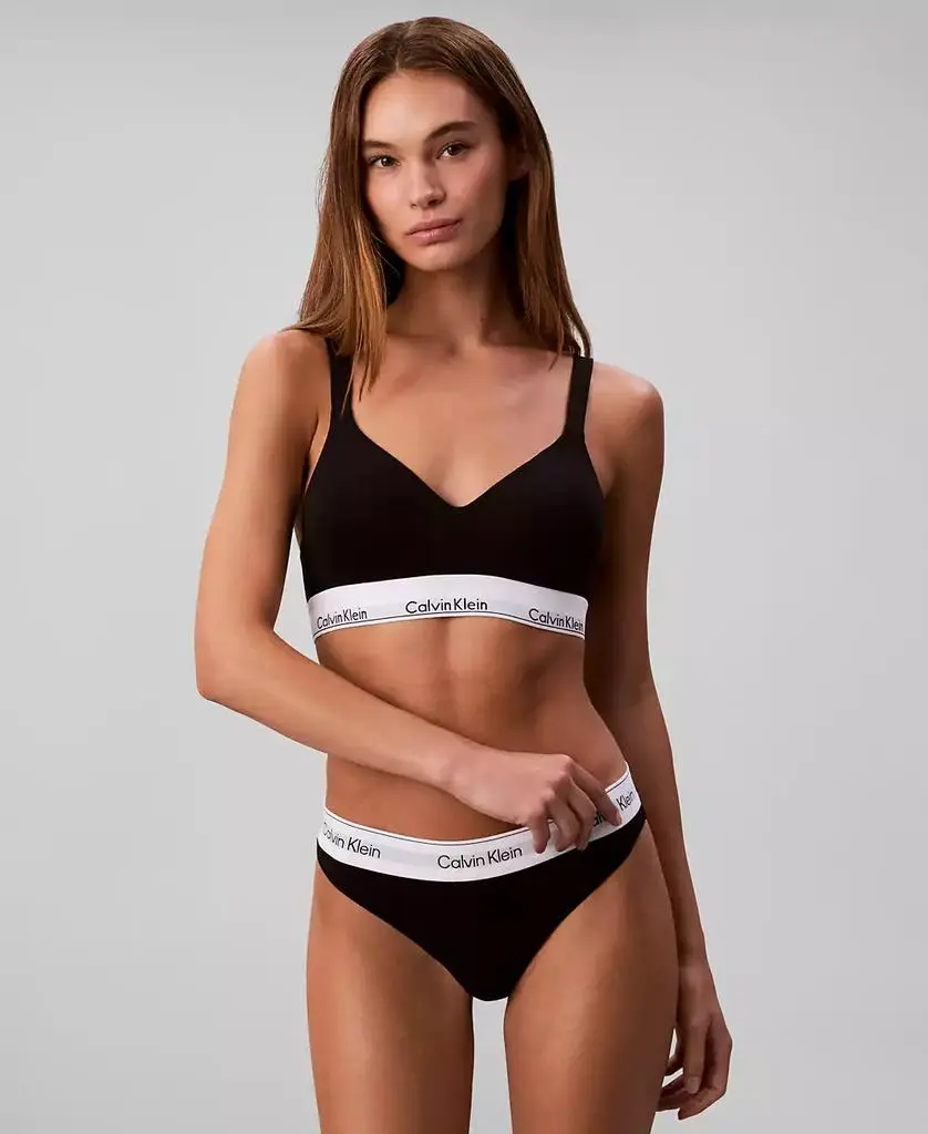 Calvin Klein Women's Icon Cotton Full-Coverage Lift Bralette QF8500 2