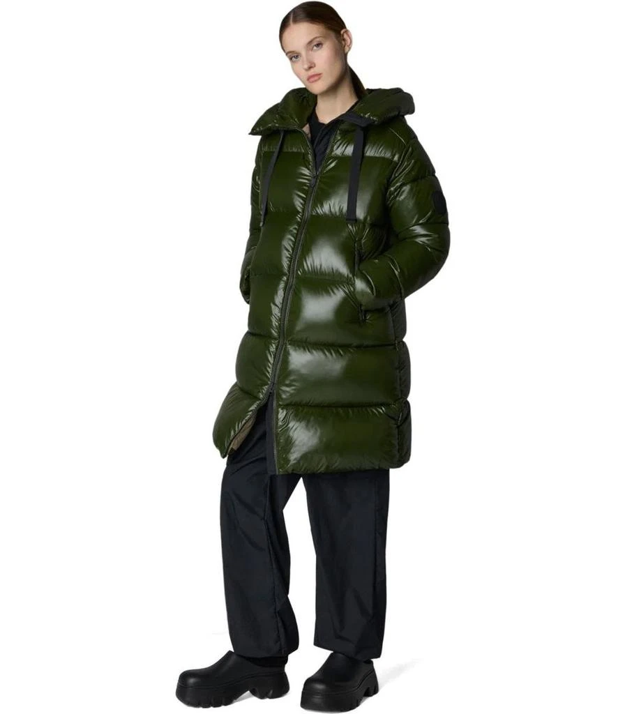 Save The Duck Save The Duck Isabel Green Hooded Padded Coat 2