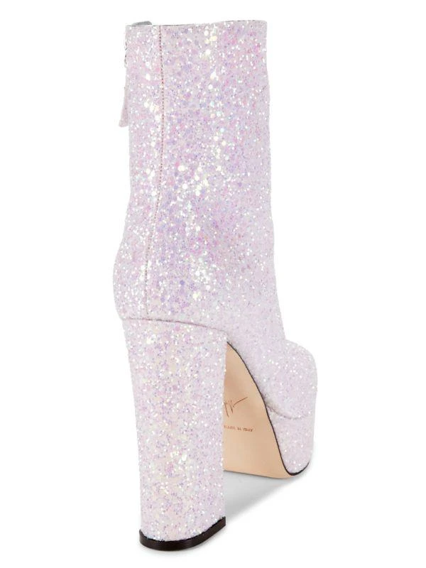 Giuseppe Zanotti Glitter Platform Booties 3