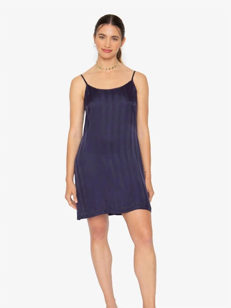 Idle Sleepwear Short Slip In Navy