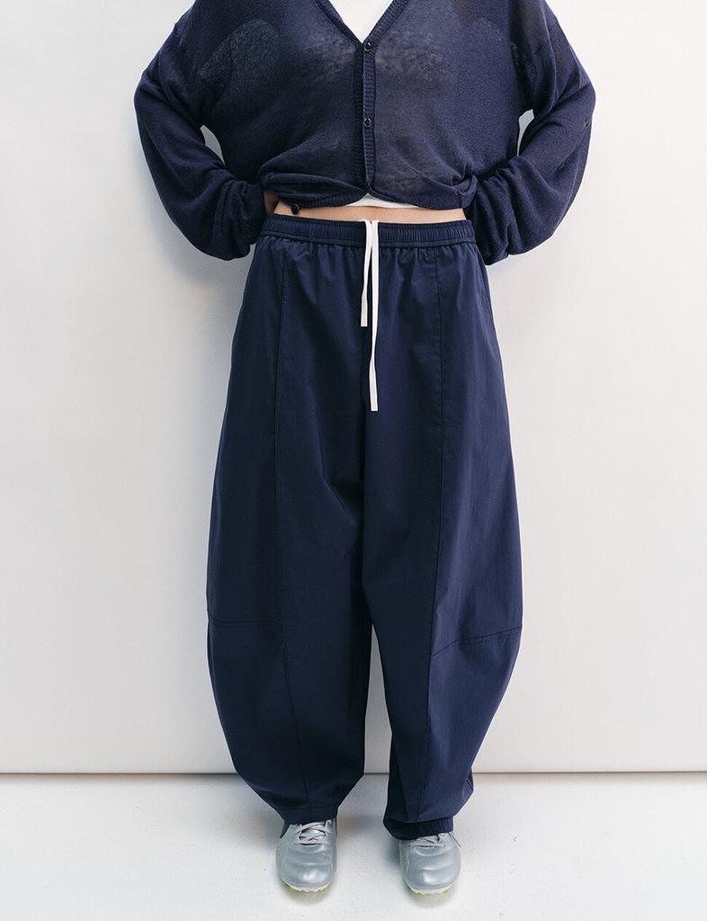 Pixie Market Navy Barrel Parachute Pants -PREORDER