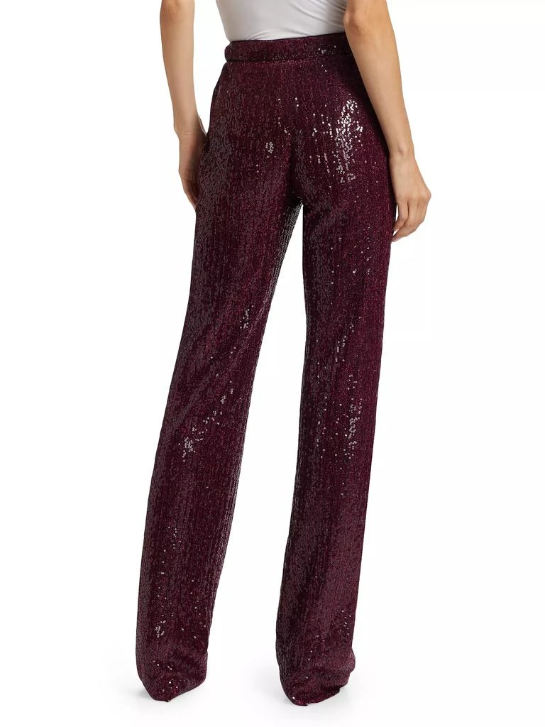 Badgley Mischka Sequined Straight Trousers 5