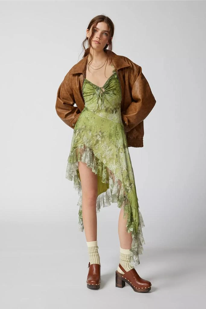 Urban Outfitters UO Hyacinth Lace Spliced Midi Dress 5