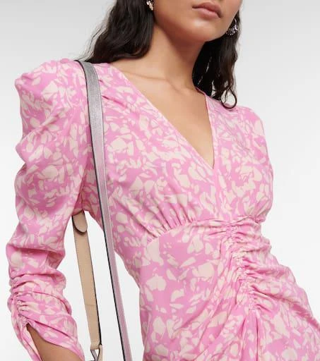 Isabel Marant Albini printed silk-blend midi dress 4