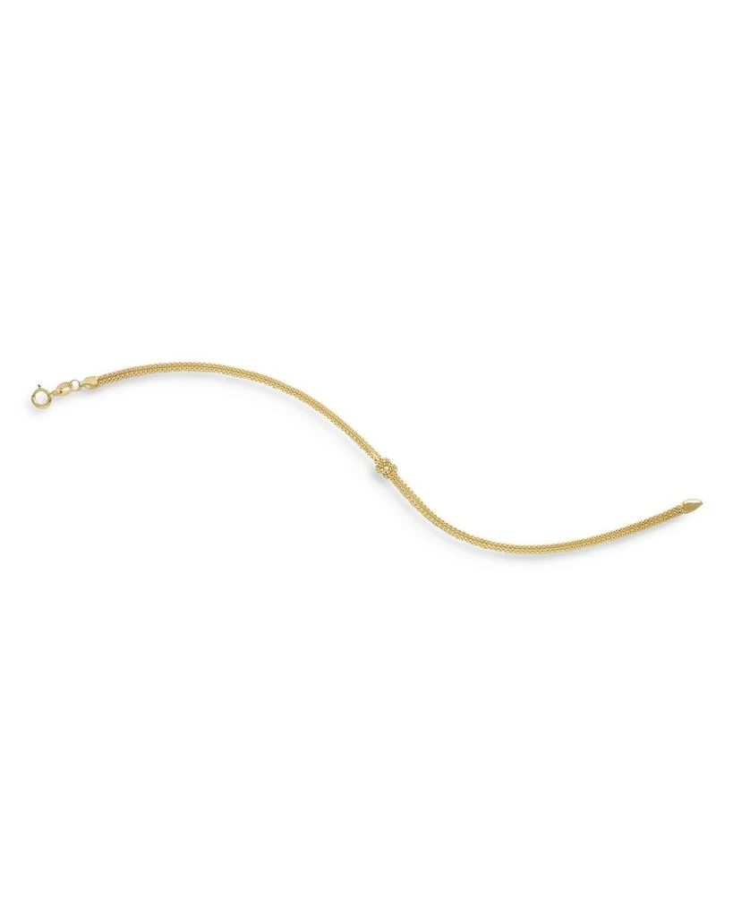 Alberto Amati 14K Yellow Gold Knotted Popcorn Link Bracelet 1