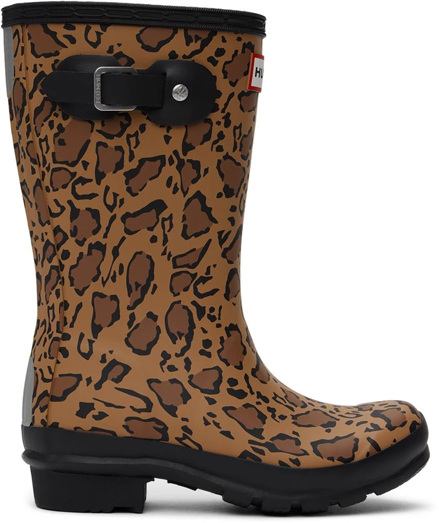 Hunter Kids Tan Original Big Kids Rain Boots