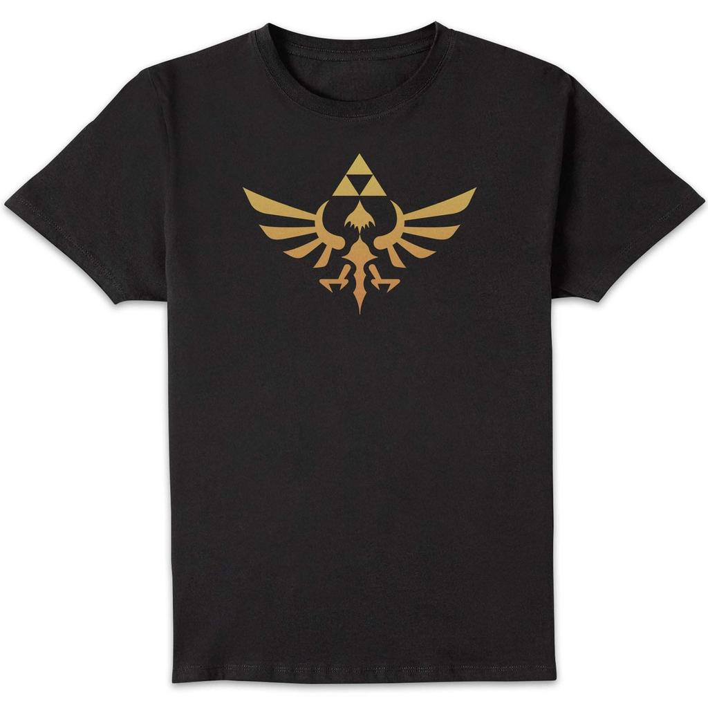 Nintendo The Legend of Zelda Hyrule Logo Unisex T-Shirt - Black