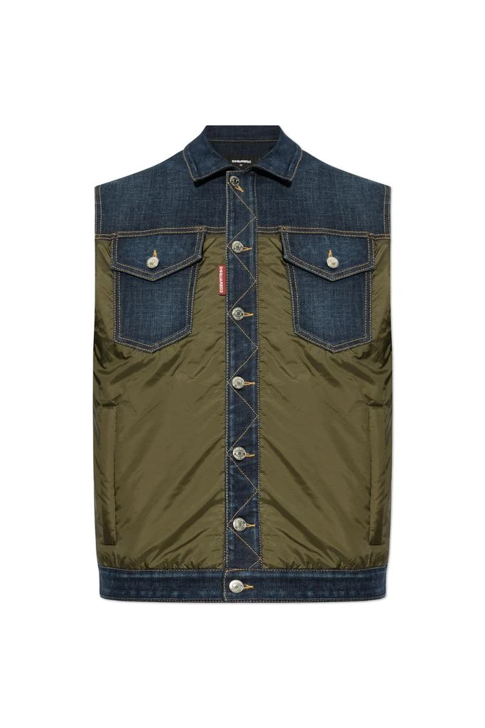 DSQUARED2 Vest made of combined materials 1