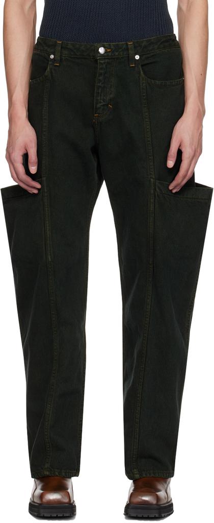 Eckhaus Latta Green Pocket Jeans