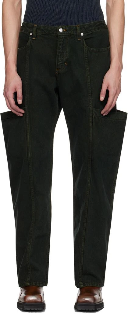 Eckhaus Latta Green Pocket Jeans 1