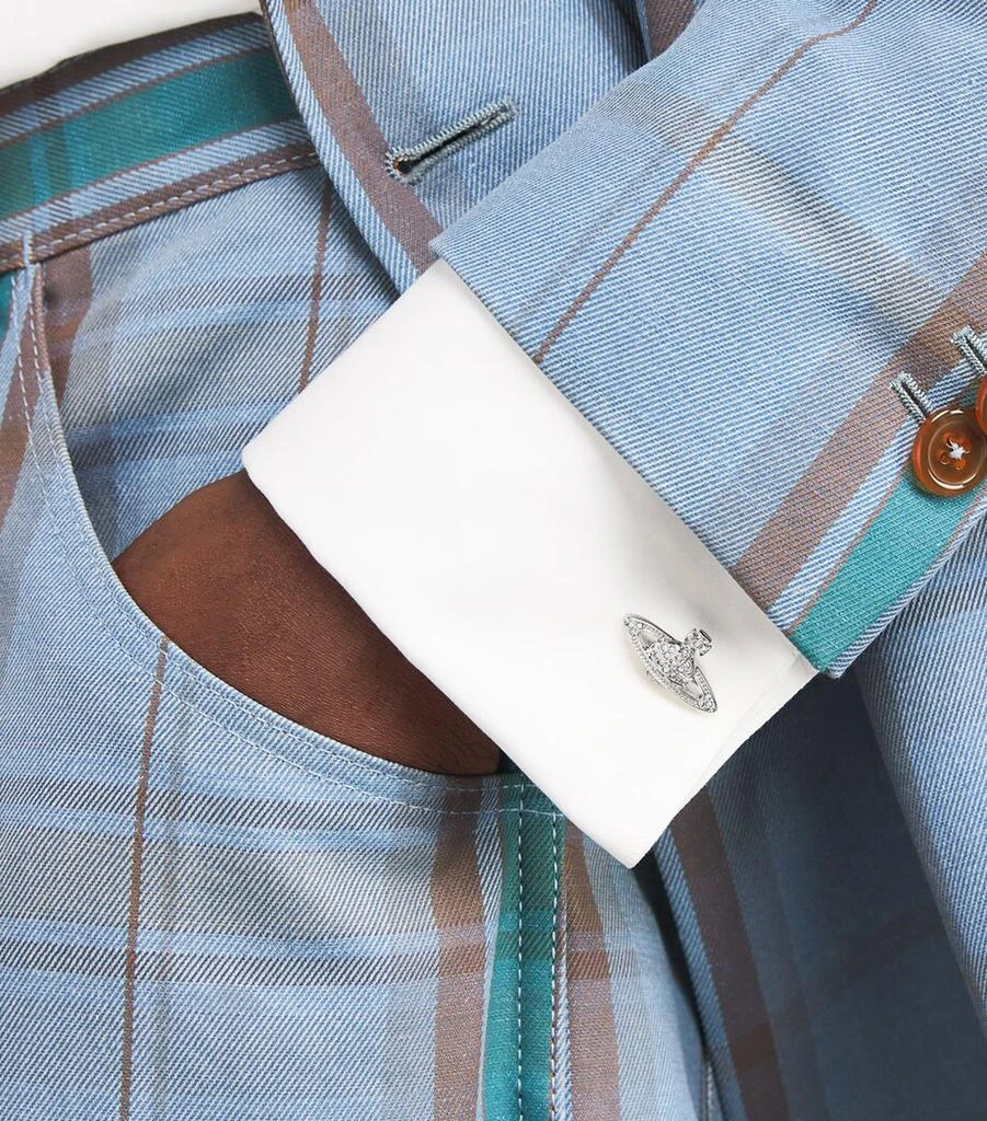 Vivienne Westwood Mini Bas Relief Cufflinks 2