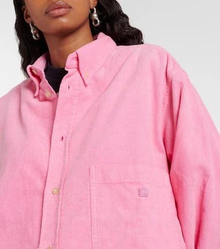 Acne Studios Face cotton corduroy overshirt 4