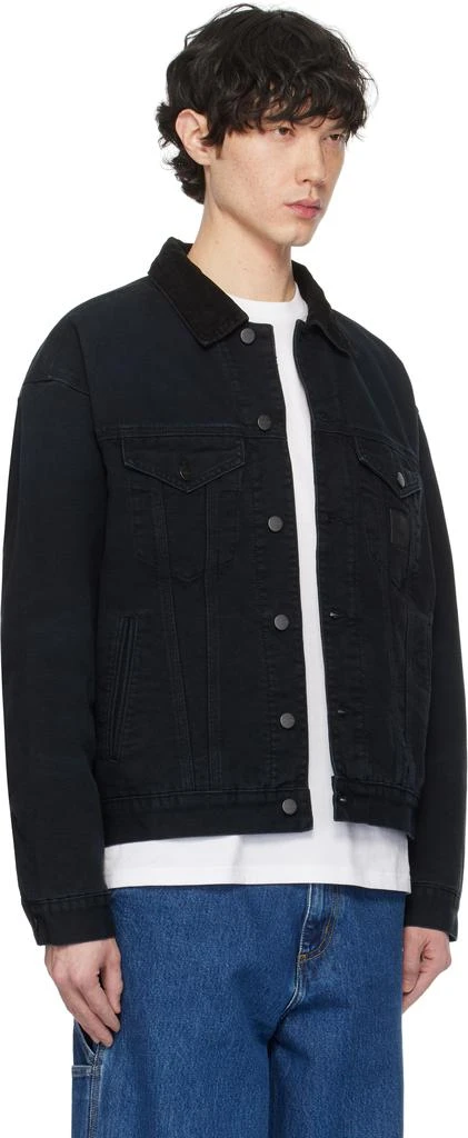 Carhartt WIP Black Dayton Trucker Jacket 2