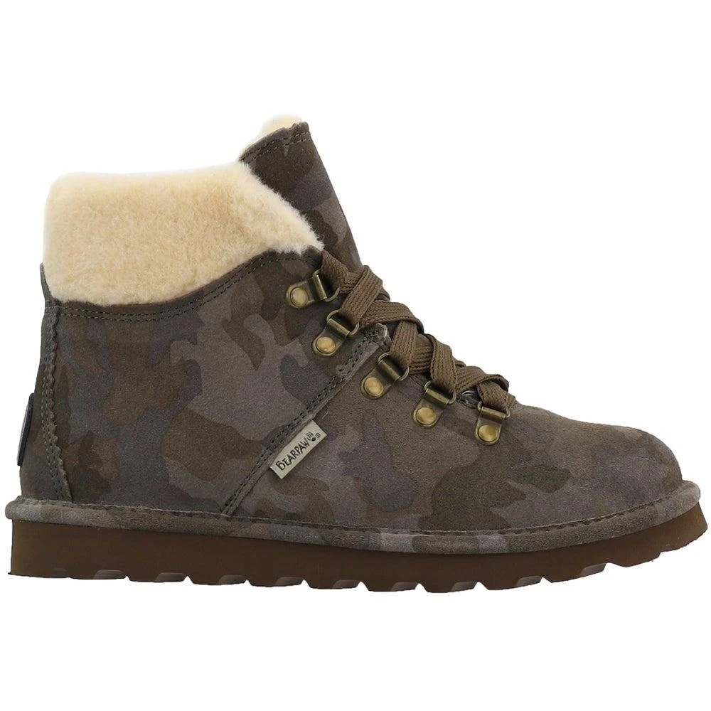 Bearpaw Marta Camo Lace Up Booties 1
