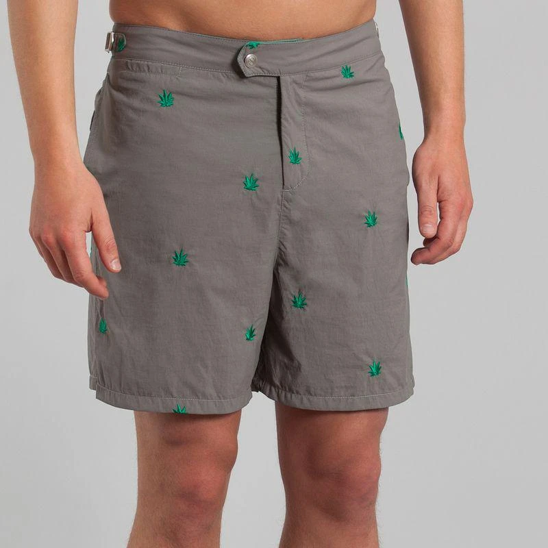 Swim-ology Leaves Ipa Swim Shorts Grey SWIM-OLOGY 2