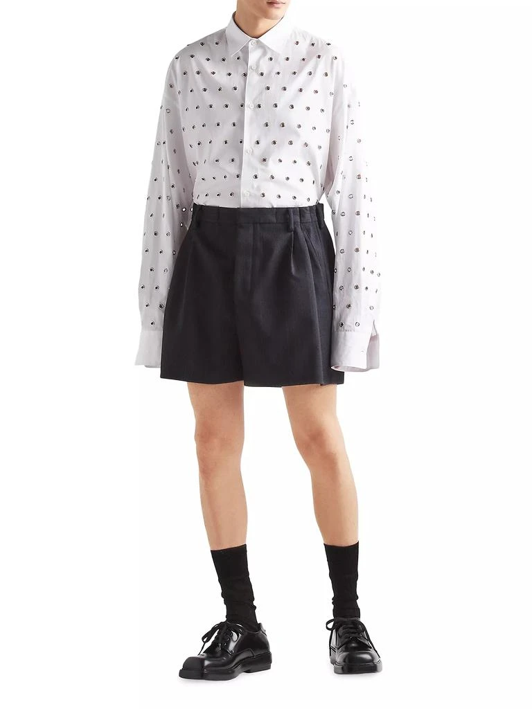 Prada Cotton Shirt with Grommets 2