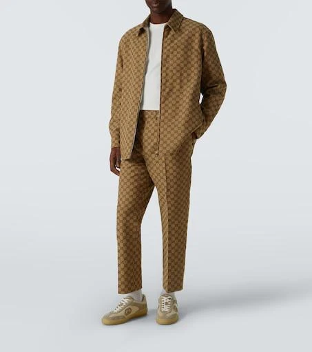 Gucci GG Supreme cotton-blend pants - Pants - Free Shipping - BeyondStyle