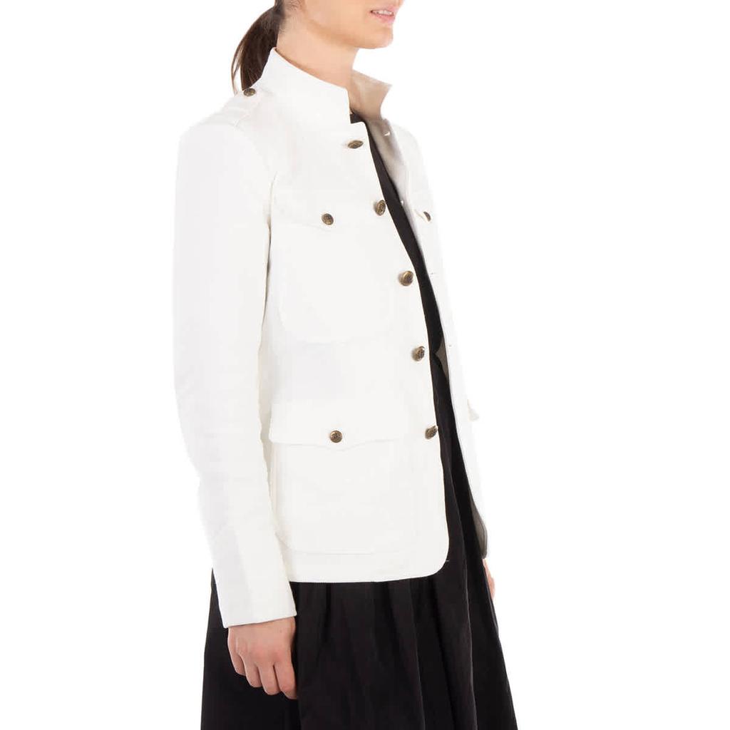 Ralph Lauren Buttoned Cotton Jacquard Blazer