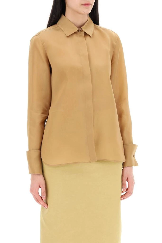 MAX MARA nola silk organza shirt in italian 2