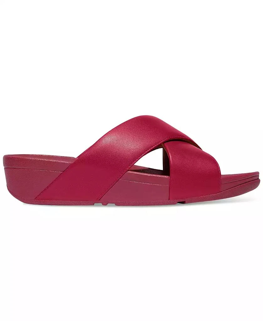 FitFlop Women's Lulu Crisscross Slide Leather Sandals 4