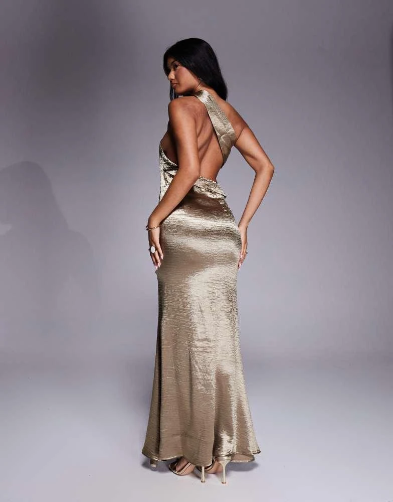 aria cove gold dress MONET – Aria Cove main image 1