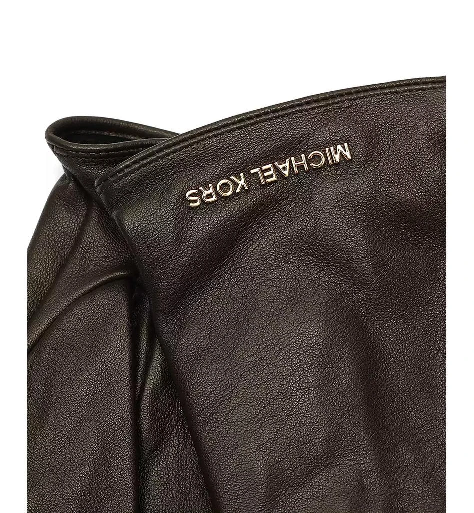 Michael Kors MICHAEL Women's Logo Detail Leather Tech Gloves 2