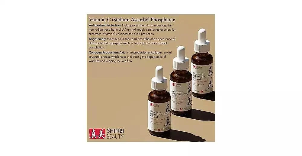 Shinbi Beauty Japanese Vitamin C Serum 3