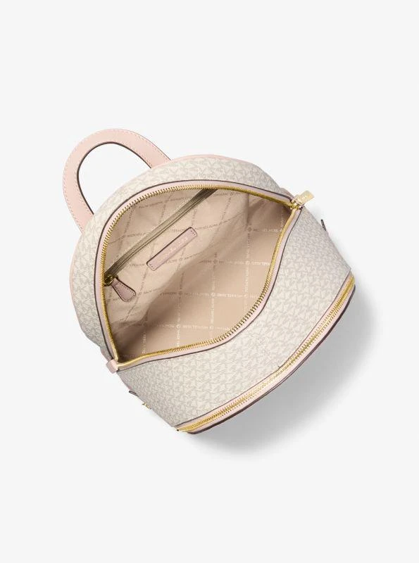 Michael Kors Rhea Medium Color-Block Signature Logo Backpack 2